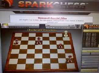 Beating Claire at SparkChess!!! 